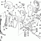 E200STLCCM Remote control assembly - binnacle mount, dual lev...