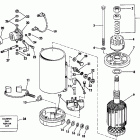 E150TLCCA Electric starter & solenoid american bosch 08142-2...