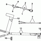 E25TECCA Start switch & cables - tiller electric models