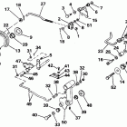 E40ECCS Shift & throttle linkage tiller electric, rope mod...