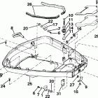 E100WTXCUA Нижний кожух двигателя