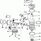 E100WTXCUA Коленчатый вал & Поршень