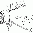 E300CLCUR Quartach tachometer - flush mount - digital - plug...