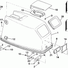 E40ECUD Engine cover - johnson rope start only