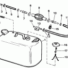 E40ECUD Fuel tank without gauge