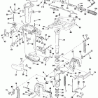 E25RLCUR Midsection - rope start and tiller electric