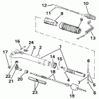 E30ECUB Steering handle-rope start & tiller electric model...