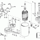 E100WTXCUA Electric starter & solenoid american bosch 20702-2...