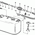 E25RWLCUR Fuel tank without gauge