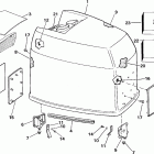 E225PLCUB Engine cover - johnson - 200tx / 225
