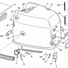 E225PLCUB Engine cover - evinrude - 200tx / 225