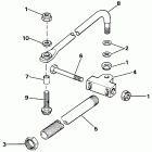 E150STLCUR Dual cable steering connector kit-parallel entry