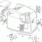 E225PLCUB Engine cover - johnson - 200stl