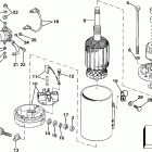 E110MLCUR Electric starter & solenoid american bosch 20702-2...