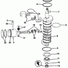 E150TXCUR Коленчатый вал & Поршень