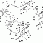 E40ECUD Shift & throttle linkage - tiller electric