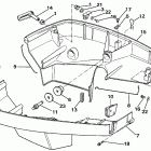 E140TXCUA Нижний кожух двигателя