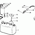 E28ELCDS Fuel tank with gauge