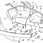 E225PTLCDA Нижний кожух двигателя
