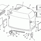 E225PTLCDA Engine cover - johnson - 200tx / 225