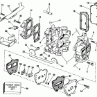 E4RDHCDE Cylinder, crankcase, & intake manifold