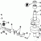 E30ECDM Коленчатый вал & Поршень