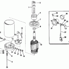 E25ECDR Electric starter & solenoid american bosch no / 25...