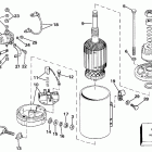 E100WMLCDR Electric starter & solenoid american bosch 20702-2...