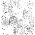 E110MLCDC Cylinder & crankcase - 110tlcdf models only
