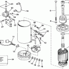 E150TXCDC Electric starter & solenoid american bosch 08142-2...