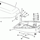 E4RDHCDE Engine cover - models with integral fuel tank