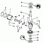 E4BRHLCDE Коленчатый вал & Поршень