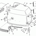 E225PTLCDA Engine cover - evinrude - 200tx / 225