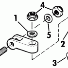 E75ECDC Steering bolt and clevis assembly kit