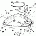 E100WMLCDR Нижний кожух двигателя