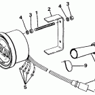 E275PTXCDC Quartach tachometer - flush mount - digital - plug...