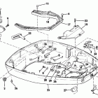 E155WTXCDR Нижний кожух двигателя