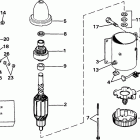 E275TXCOS Electric starter prestolite models meo-7007