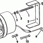 E300TXCOS Quartach tachometer - flush mount - digital