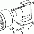 E275TXCOS Quartach tm tachometer - flush mount - digital