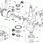 E15ELCOB Коленчатый вал & Поршень