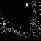 E20ECOS Коленчатый вал & Поршень