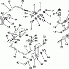 E40ELCOB Shift & throttle linkage tiller electric, rope mod...