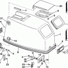E40ELCOB Engine cover - evinrude rope start only