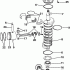 E155WTXCOC Коленчатый вал & Поршень