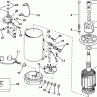 E235STLCOR Electric starter & solenoid american bosch 08142-2...