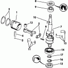 E4BRHCOB Коленчатый вал & Поршень