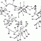 E50TELCOB Shift & throttle linkage - 50 tiller electric