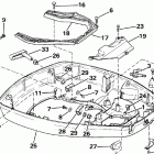 E155WTXCRS Нижний кожух двигателя