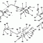 E60TLCRE Shift & throttle linkage - 50 tiller electric